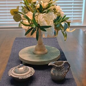 Vintage Pewter Serving Set